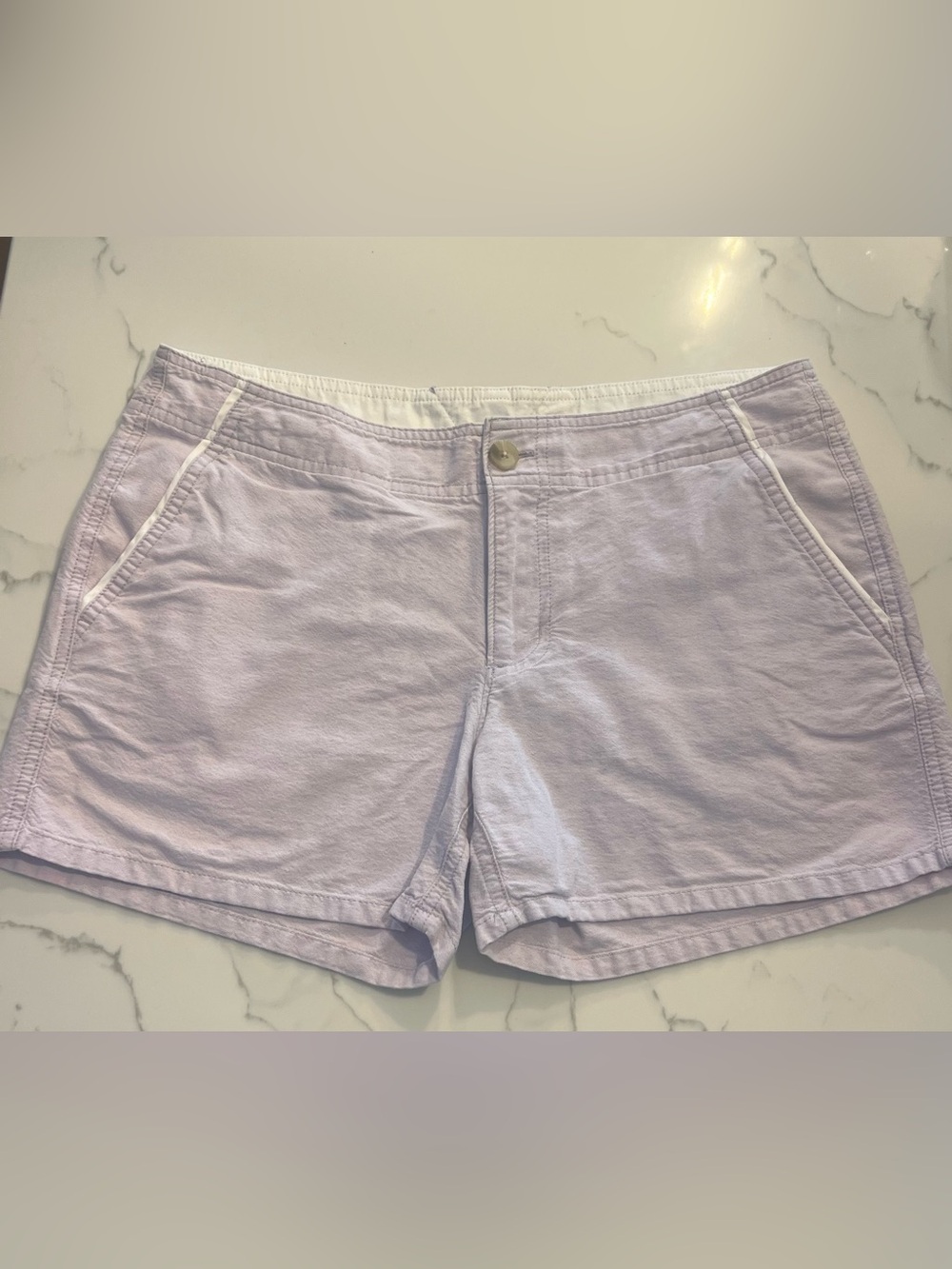 Women's Columbia Size 8 Lavender Casual Cotton Shorts